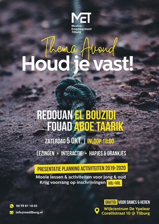 Thema avond: Houd je vast!